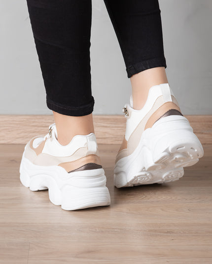 Zapatillas Urbanas Mujer Pastoni - Nude