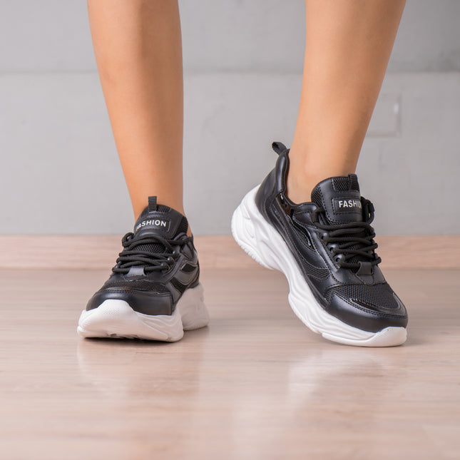 Zapatillas Urbanas Mujer Rangers - Negro