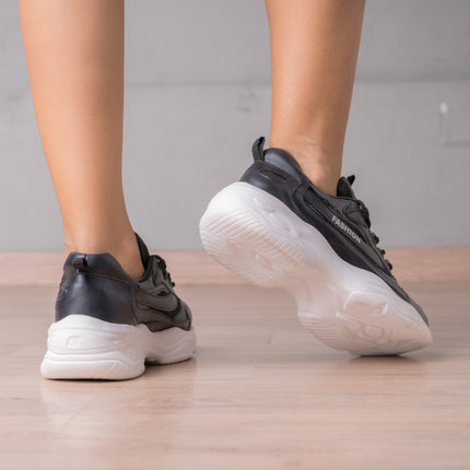 Zapatillas Urbanas Mujer Rangers - Negro