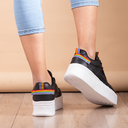 Zapatillas Urbanas Mujer Roterdam - Negro