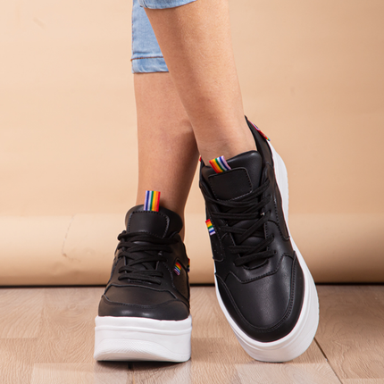 Zapatillas Urbanas Mujer Roterdam - Negro