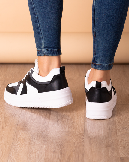 Zapatilla Ruan - Blanco con Negro