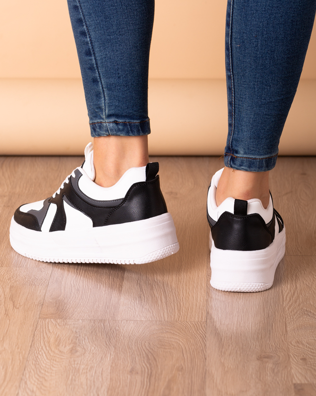 Zapatilla Ruan - Blanco con Negro