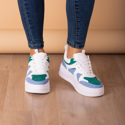 Zapatillas Urbanas Mujer Ruan - Celeste