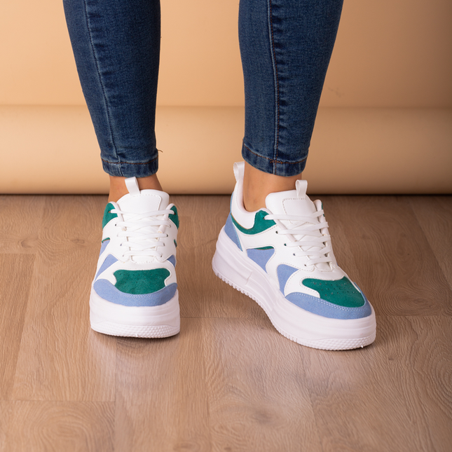 Zapatillas Urbanas Mujer Ruan - Celeste