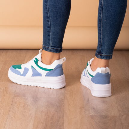 Zapatillas Urbanas Mujer Ruan - Celeste