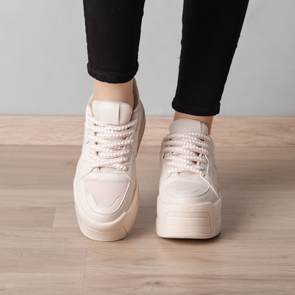 Zapatillas Urbanas Mujer Shaqq - Beige