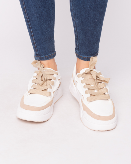 Zapatilla Shark  - Beige