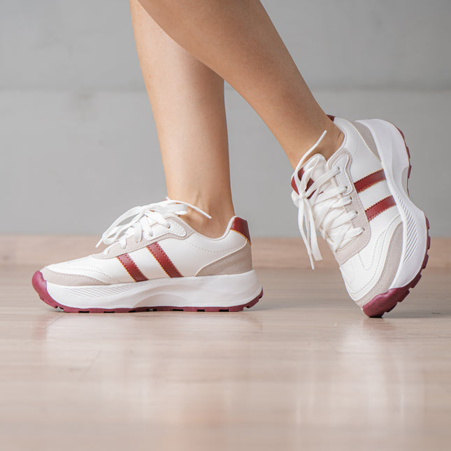 Zapatillas Urbanas Mujer Tranedy - Rojo