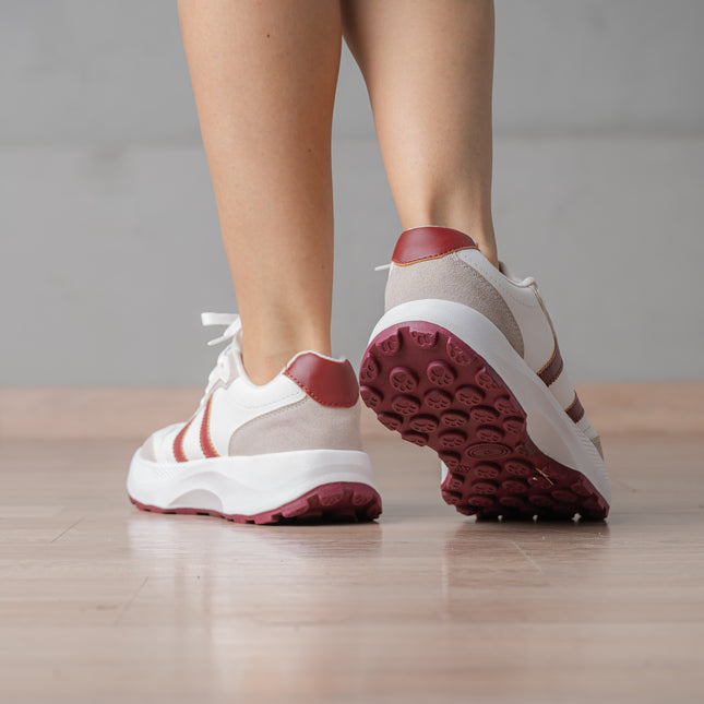 Zapatillas Urbanas Mujer Tranedy - Rojo
