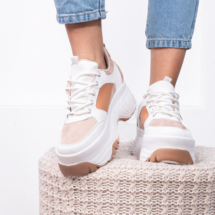 Zapatillas Urbanas Mujer Wolf - Camel