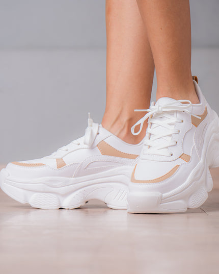 Zapatillas Urbanas Mujer Yozena - Beige