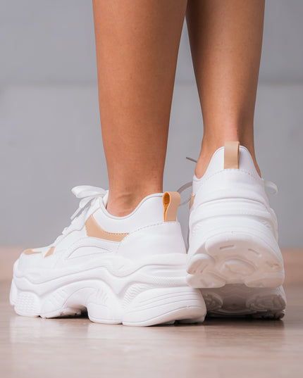 Zapatillas Urbanas Mujer Yozena - Beige