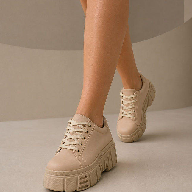 Zapatillas Urbanas Mujer Adana - Nude