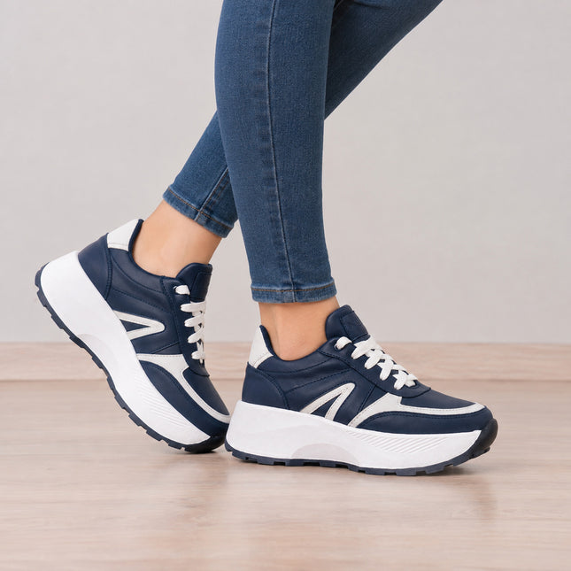 Zapatillas Urbanas Mujer Albella - Azul