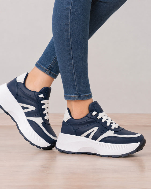 Zapatillas Urbanas Mujer Albella - Azul