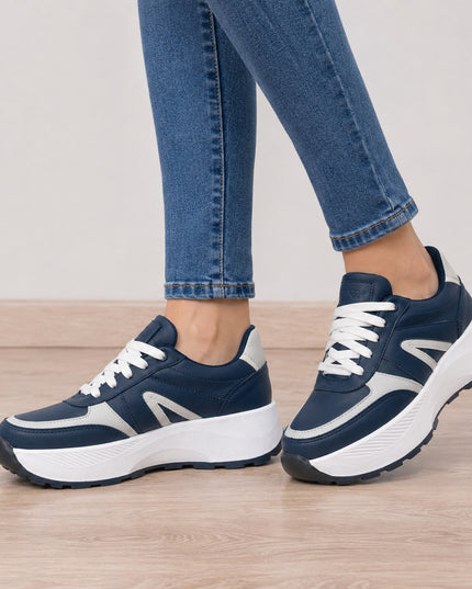 Zapatillas Urbanas Mujer Albella - Azul