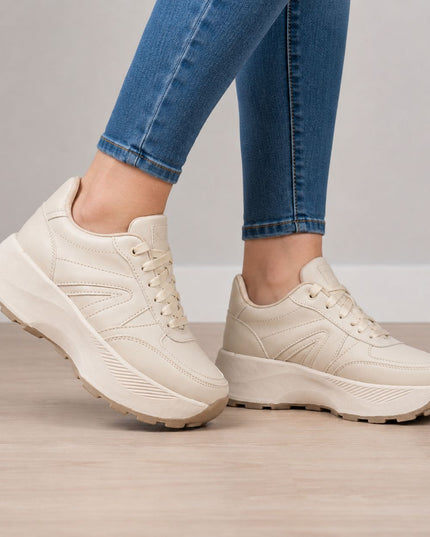 Zapatillas Urbanas Mujer Albella - Nude