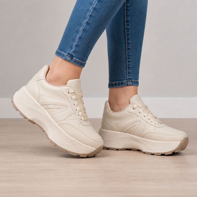 Zapatillas Urbanas Mujer Albella - Nude