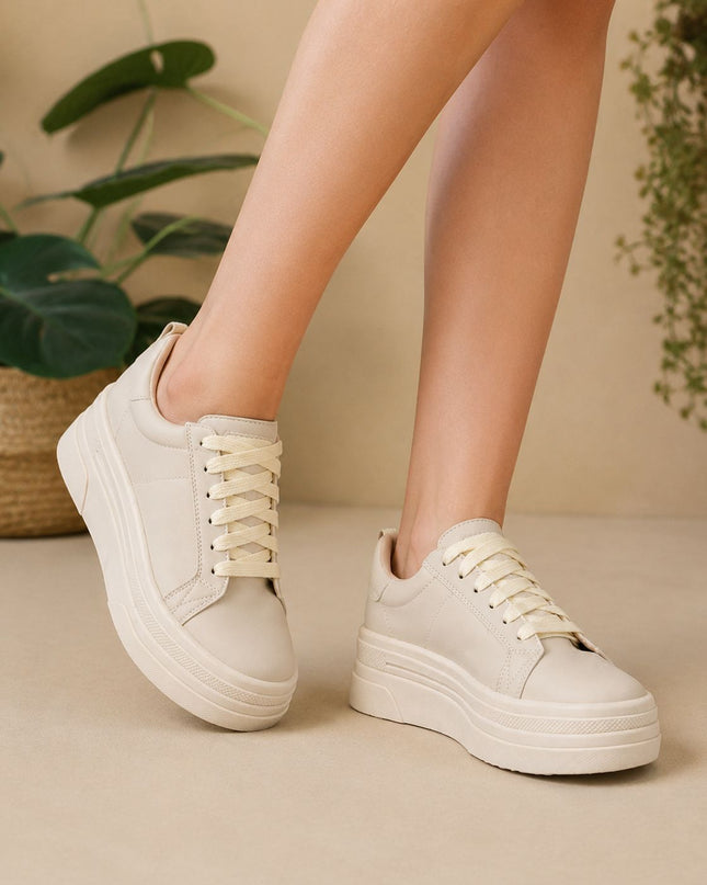 Zapatillas Urbanas Mujer Benares - Nude