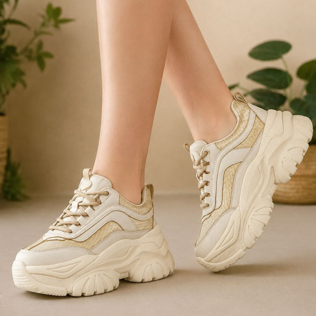 Zapatillas Urbanas Mujer Bradley - Beige
