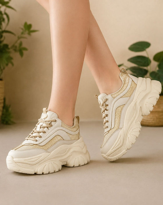 Zapatillas Urbanas Mujer Bradley - Beige