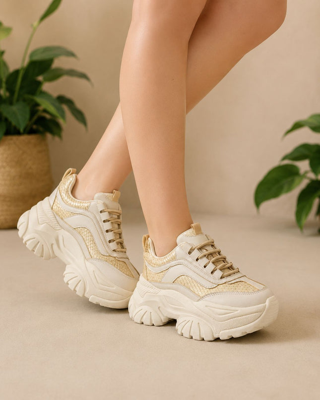 Zapatillas Urbanas Mujer Bradley - Beige