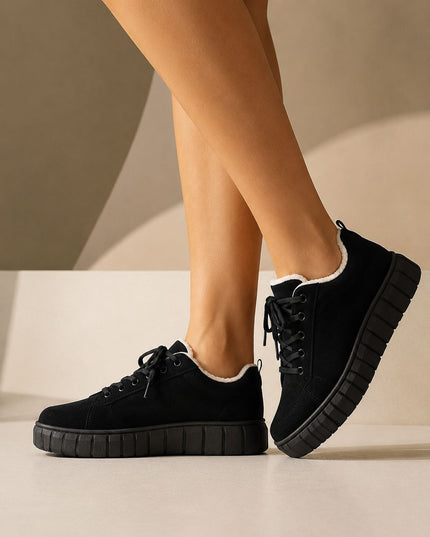 Zapatillas Urbanas Mujer Edirne - Negro
