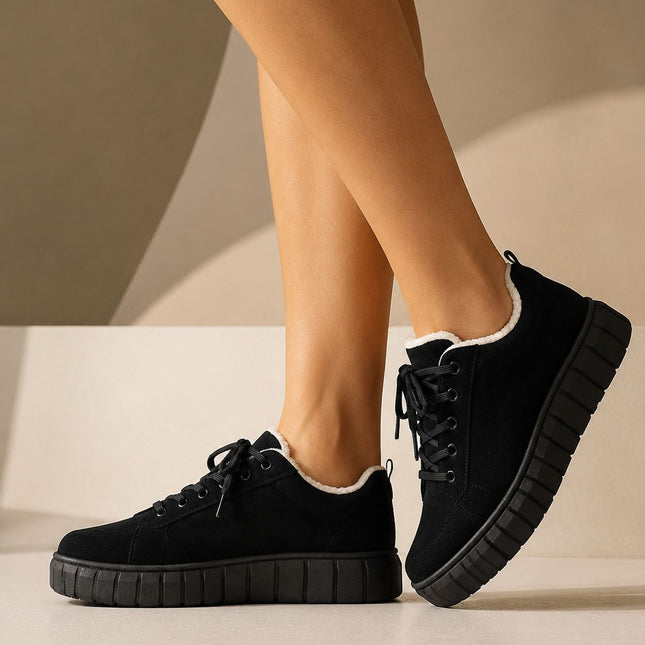 Zapatillas Urbanas Mujer Edirne - Negro