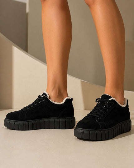 Zapatillas Urbanas Mujer Edirne - Negro