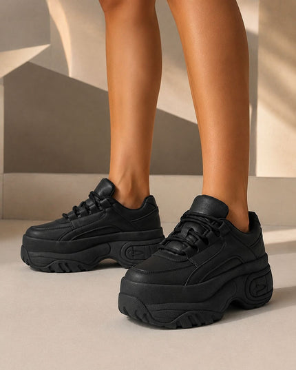 Zapatillas Urbanas Mujer Ica - Negro