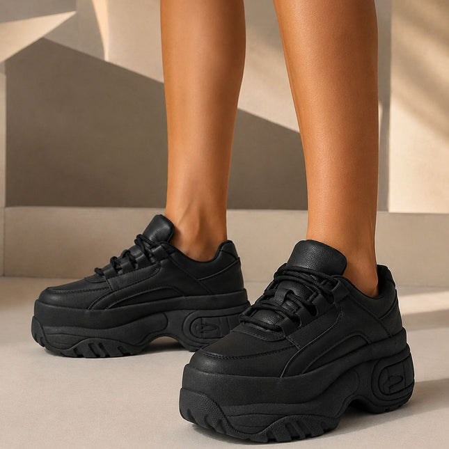 Zapatillas Urbanas Mujer Ica - Negro