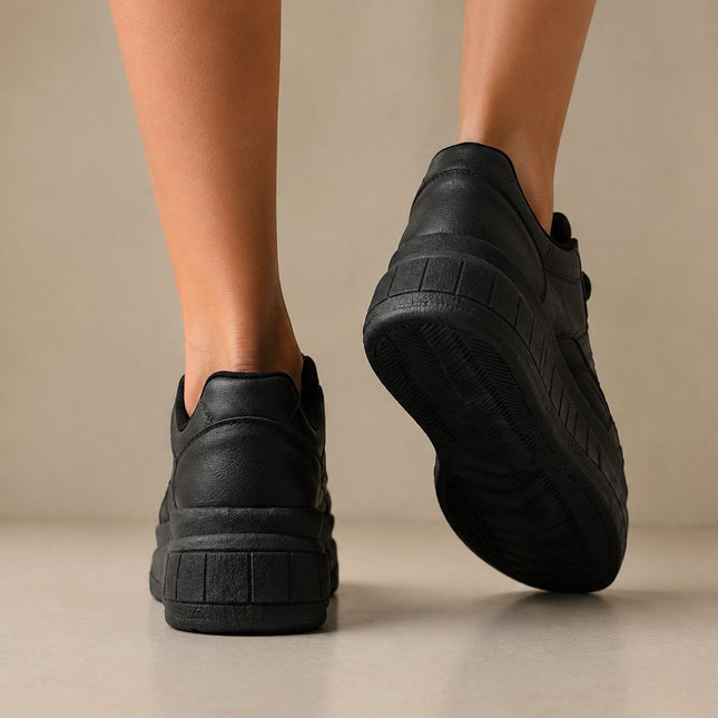 Zapatillas Urbanas Mujer Ica - Negro