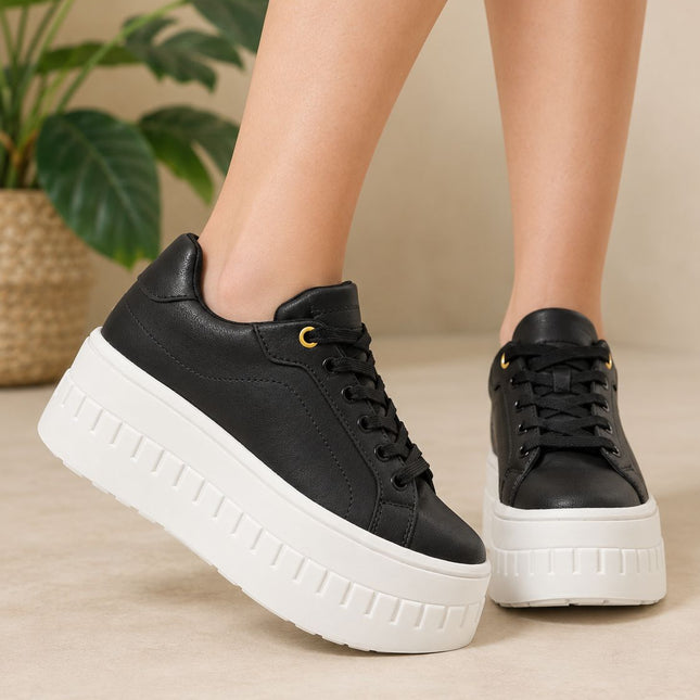 Zapatillas Urbanas Mujer Lilo - Negro