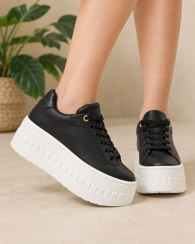 Zapatillas Urbanas Mujer Lilo - Negro
