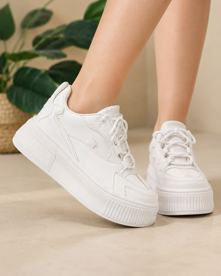 Zapatillas Urbanas Mujer Mons - Blanco