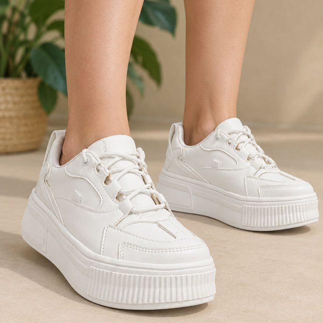 Zapatillas Urbanas Mujer Mons - Blanco