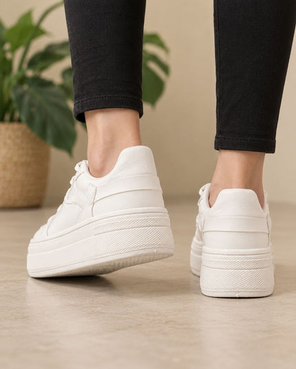 Zapatillas Urbanas Mujer Mons - Blanco