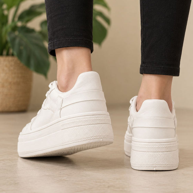 Zapatillas Urbanas Mujer Mons - Blanco