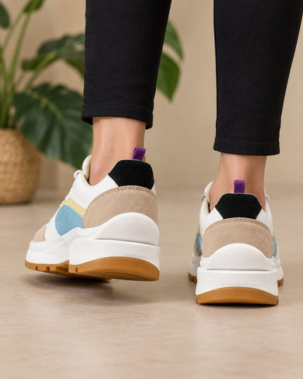 Zapatillas Urbanas Mujer Nankin - Celeste