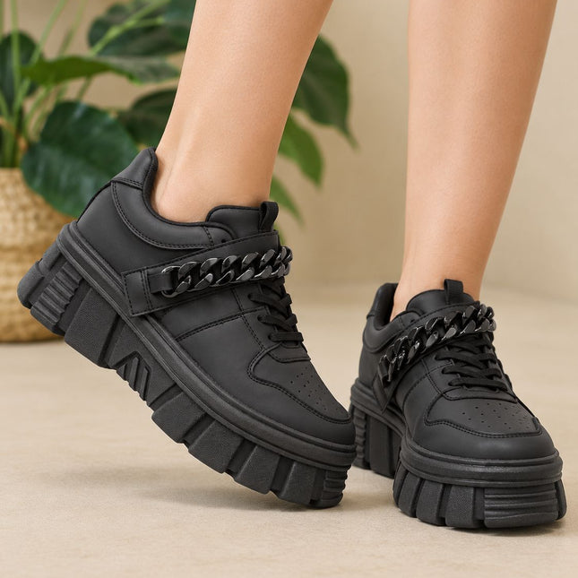 Zapatillas Urbanas Mujer Oslo - Negro