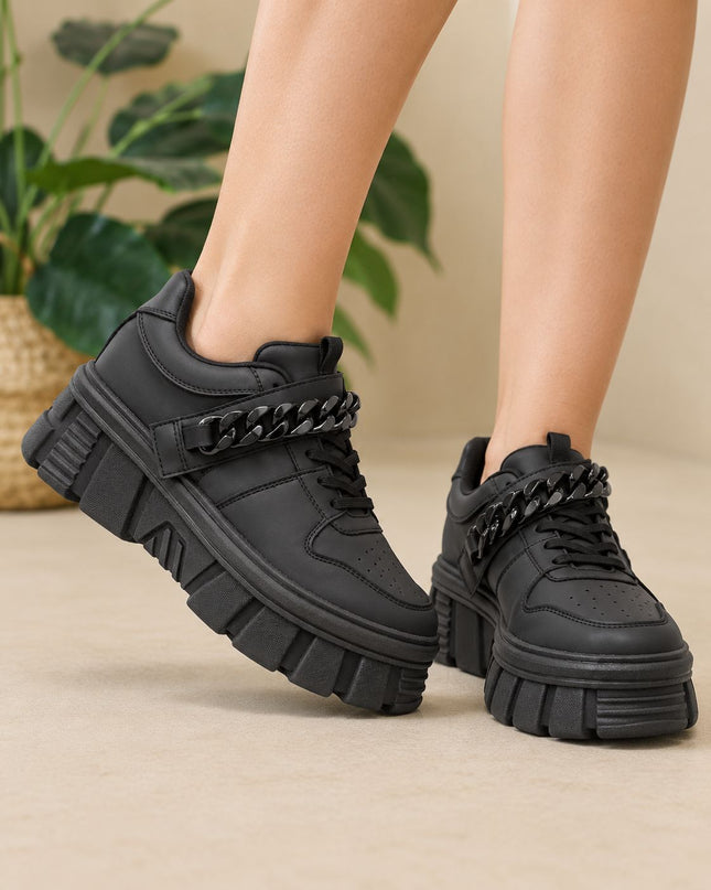 Zapatillas Urbanas Mujer Oslo - Negro