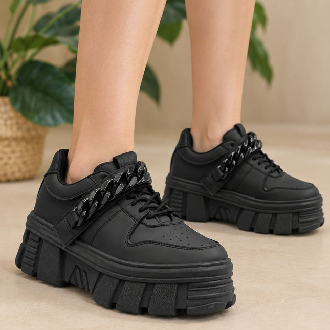 Zapatillas Urbanas Mujer Oslo - Negro