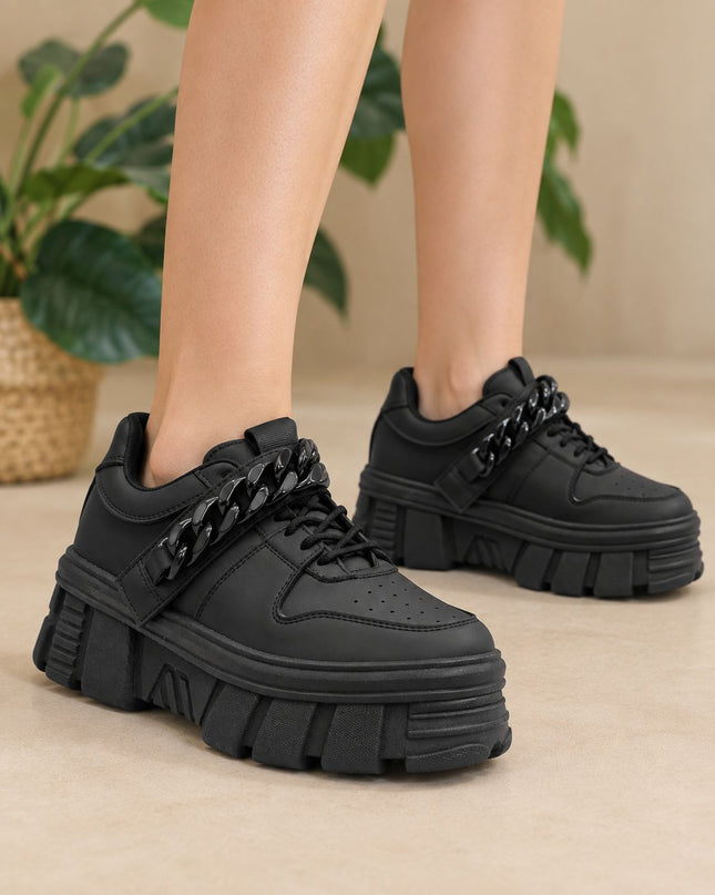 Zapatillas Urbanas Mujer Oslo - Negro