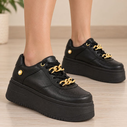 Zapatillas Urbanas Mujer Pristina - Negro