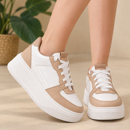Zapatillas Urbanas Mujer San Diego - Beige