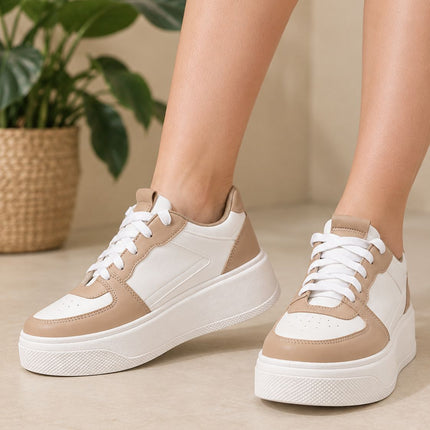 Zapatillas Urbanas Mujer San Diego - Beige