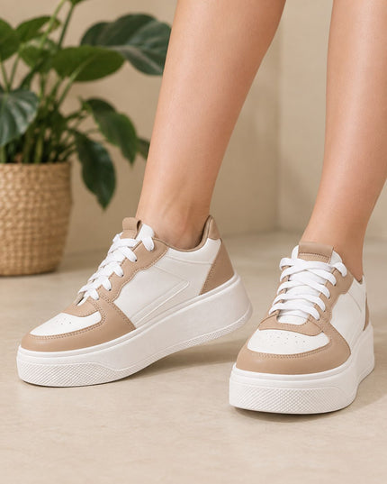 Zapatillas Urbanas Mujer San Diego - Beige