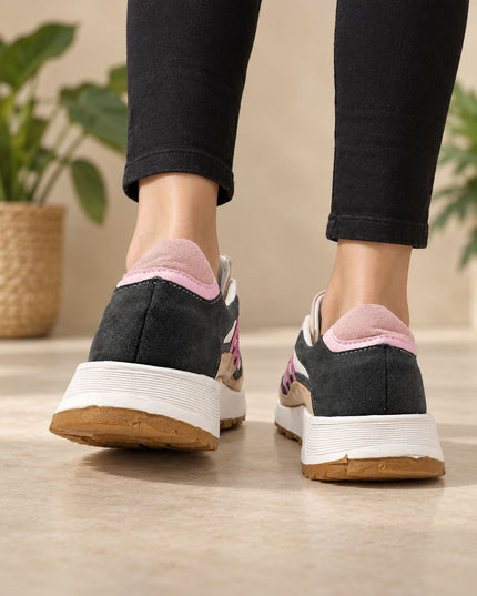 Zapatillas Urbanas Mujer Valengia - Fucsia