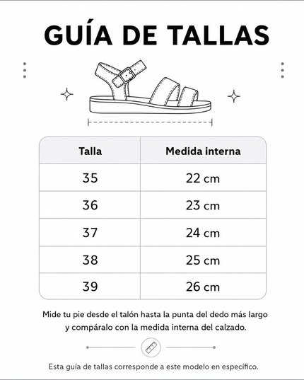 Sandalias Casuales Mujer Abumma - Blanco